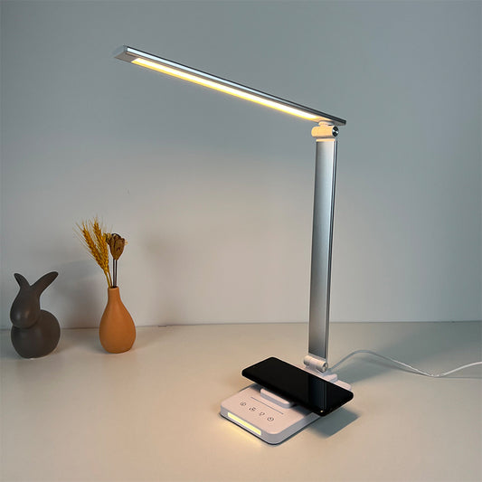 LED Desk Lamp with Wireless Charging Pad